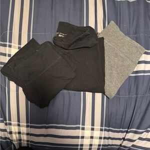 Aerie Black and Gray Leggings